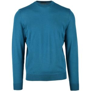 Drumohr, Heren, Truien, Blauw, Maat: M Wol,