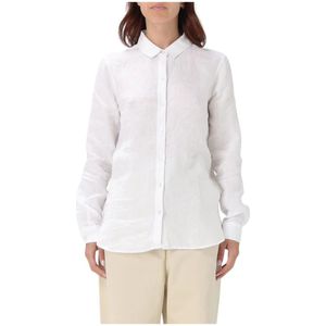 Barbour, Dames, Blouses & Shirts, Wit, Maat: 2XL
