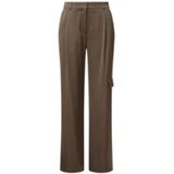 COMMA Bandplooibroek  chocoladebruin