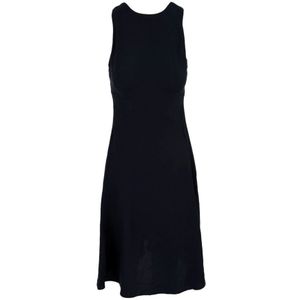 Aspesi, Dames, Jurken, Blauw, Maat: M Linnen,