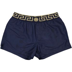 Versace, Heren, Badkleding, Blauw, Maat: L