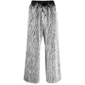 Dolce & Gabbana, Heren, Broeken, Wit, Maat: L Leer,