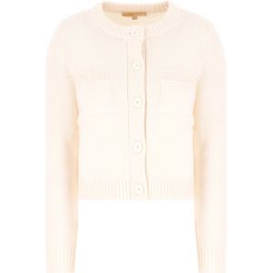 Michael Kors, Dames, Truien, Beige, Maat: S Wol,