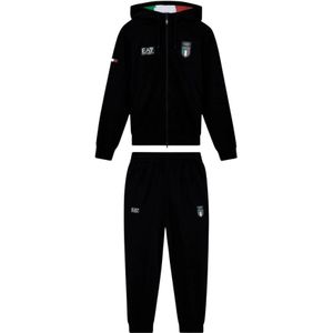 Emporio Armani Ea7, Heren, Sport, Zwart, Maat: L Katoen,