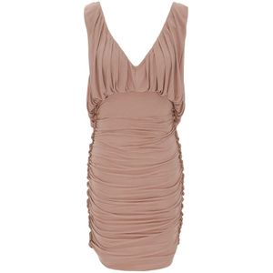 Saint Laurent, Dames, Jurken, Roze, Maat: M Jersey,