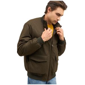 Boglioli, Heren, Jassen, Groen, Maat: S Flanel,