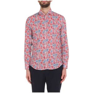 Bastoncino, Heren, Overhemden, Veelkleurig, Maat: M Katoen,