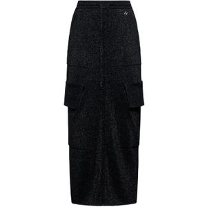 Silvian Heach, Dames, Rokken, Zwart, Maat: XS Wol,