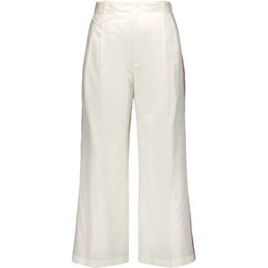Zeus+Dione, Dames, Broeken, Wit, Maat: M Zijde,