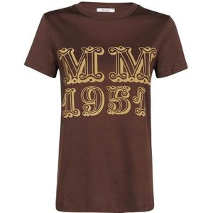 Max Mara, Dames, Tops, Bruin, Maat: S