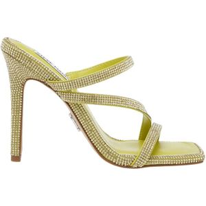 Steve Madden, Dames, Schoenen, Geel, Maat: 38 EU Leer,