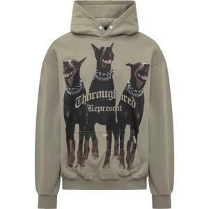 Represent, Heren, Sweatshirts & Hoodies, Groen, Maat: S Katoen,