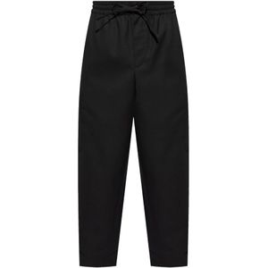 Kenzo, Heren, Broeken, Zwart, Maat: L Wol,