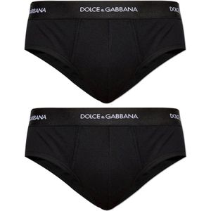 Dolce & Gabbana - Ondergoed - Zwart - 2-Pack Slips
