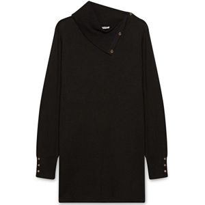 Fiorella Rubino, Dames, Truien, Zwart, Maat: XS Nylon,