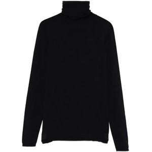 Max Mara, Dames, Truien, Zwart, Maat: L Wol,