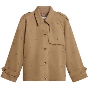 Golden Goose, Dames, Jassen, Beige, Maat: 2XS