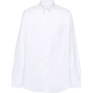 Givenchy, Heren, Overhemden, Wit, Maat: 2XL Katoen,