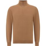 Boggi Milano - Trui - Mokka - Effen - Lange Mouw