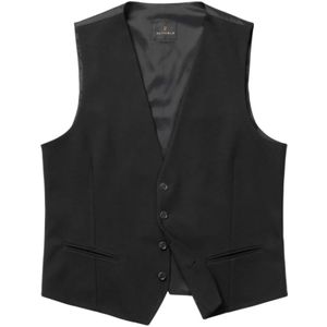 Zuitable, Heren, Pakken, Zwart, Maat: M Leer,