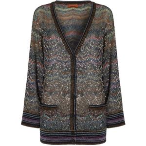 Missoni, Dames, Truien, Veelkleurig, Maat: XS Viscose,