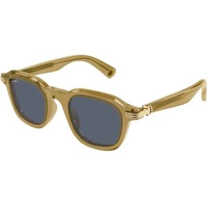 Cartier, Heren, Accessoires, Geel, Maat: 49 MM Nylon,