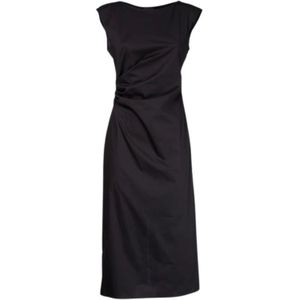 Marella, Dames, Jurken, Zwart, Maat: 2XS Viscose,