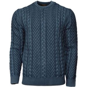 Ferrante, Heren, Truien, Blauw, Maat: XL Wol,