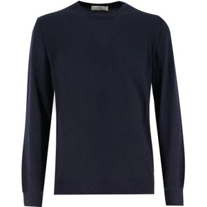 Mauro Ottaviani, Heren, Truien, Blauw, Maat: 3XL Wol,
