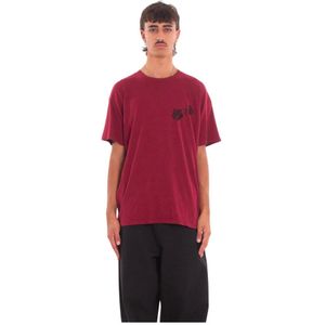 Willy Chavarria, Heren, Tops, Rood, Maat: L