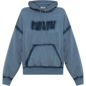 Avavav, Dames, Sweatshirts & Hoodies, Blauw, Maat: S Katoen,