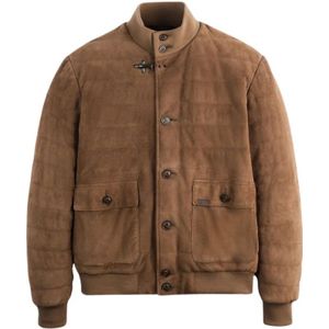 Fay, Heren, Jassen, Bruin, Maat: XL