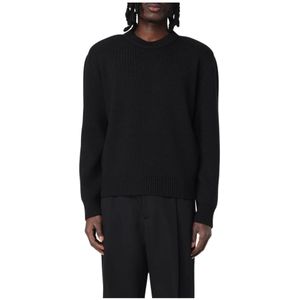 Bottega Veneta, Heren, Truien, Zwart, Maat: M Katoen,