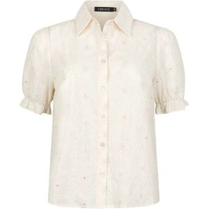 Ydence, Dames, Blouses & Shirts, Beige, Maat: XS