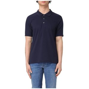 Fay, Heren, Tops, Blauw, Maat: 2XL