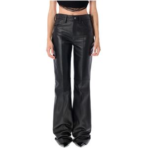 The Attico, Dames, Broeken, Zwart, Maat: XS