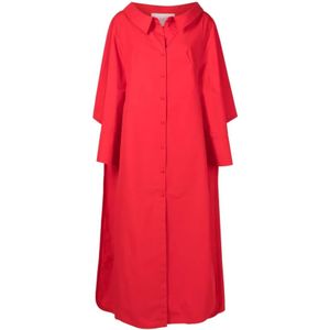 Valentino, Dames, Jurken, Rood, Maat: S Katoen,