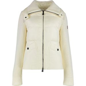 Moncler, Dames, Truien, Beige, Maat: XS Wol,