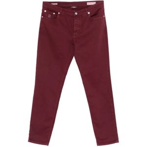 Brunello Cucinelli, Heren, Jeans, Rood, Maat: L Katoen,