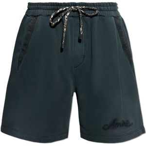 Amiri, Heren, Korte broeken, Grijs, Maat: L Katoen,