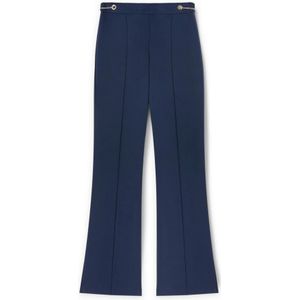 Motivi, Dames, Broeken, Blauw, Maat: 2XS Nylon,