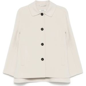 Max Mara, Dames, Jassen, Beige, Maat: XS