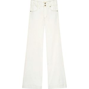 Frame, Dames, Jeans, Wit, Maat: W26 Katoen,