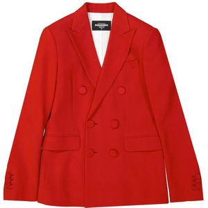 Dsquared2, Dames, Jassen, Rood, Maat: 2XS Katoen,