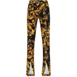 Versace Jeans Couture, Dames, Broeken, Geel, Maat: S