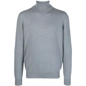 Barba, Heren, Truien, Blauw, Maat: XL Kasjmier,