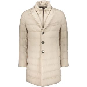 Herno, Heren, Mantels, Beige, Maat: L Wol,