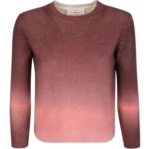 Tory Burch, Dames, Truien, Roze, Maat: M Kasjmier,