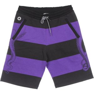 Octopus, Heren, Korte broeken, Paars, Maat: M Katoen,