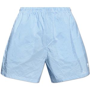 Balenciaga, Heren, Badkleding, Blauw, Maat: L